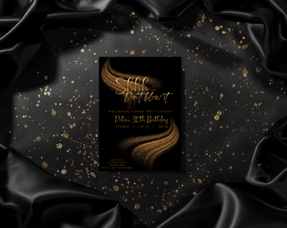 Surprise 30th Birthday Invitation Template | Editable Canva Template | 5x7in & WhatsApp | Digital Download