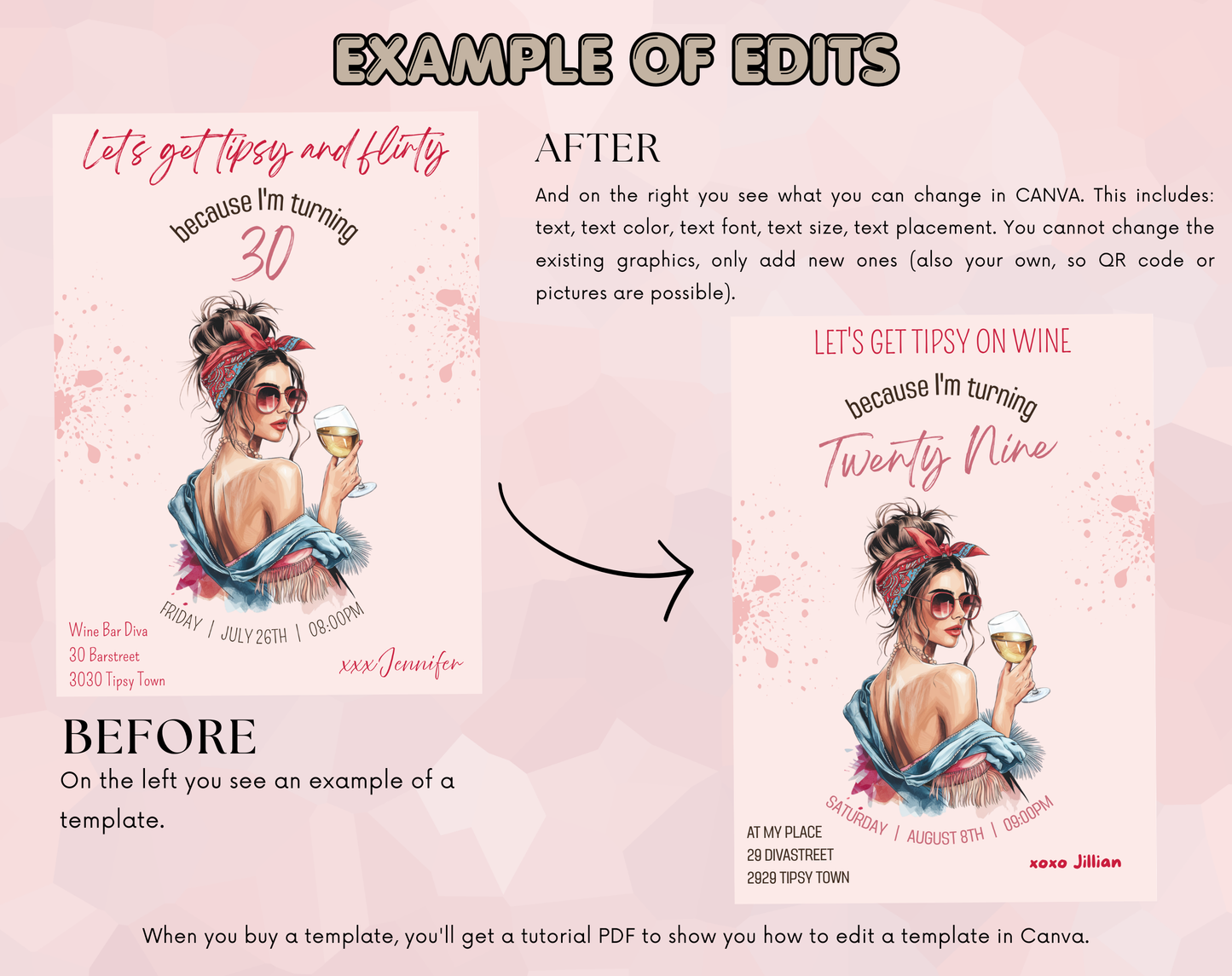 Funny Beer Birthday Invitation Template | Editable Canva Template | 5x7in & WhatsApp | Digital Download
